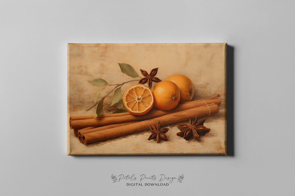Rustic Christmas Wall Decor, Vintage Xmas Art Print - Image 4