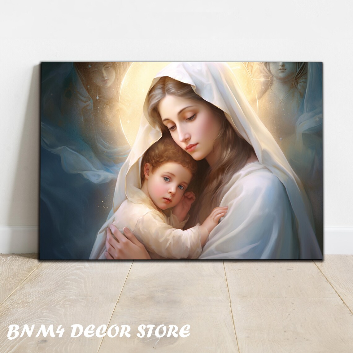 Virgin Mary and Jesus Christian Wall Art