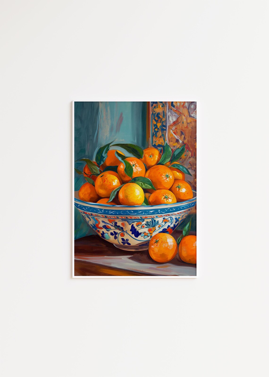 Orange Fruit Kitchen Wall Art, Southwest Poster