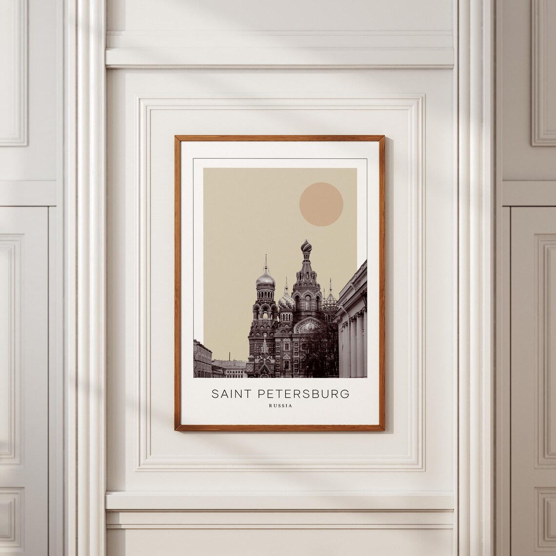Saint Petersburg Minimalist Travel Poster, Russia - Image 2