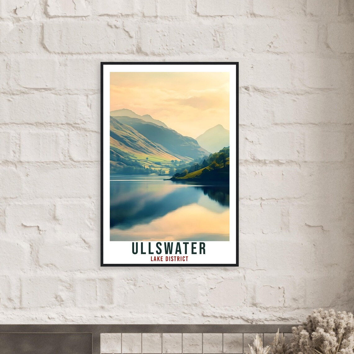 Ullswater Travel Poster, Lake District Home Decor - Image 2