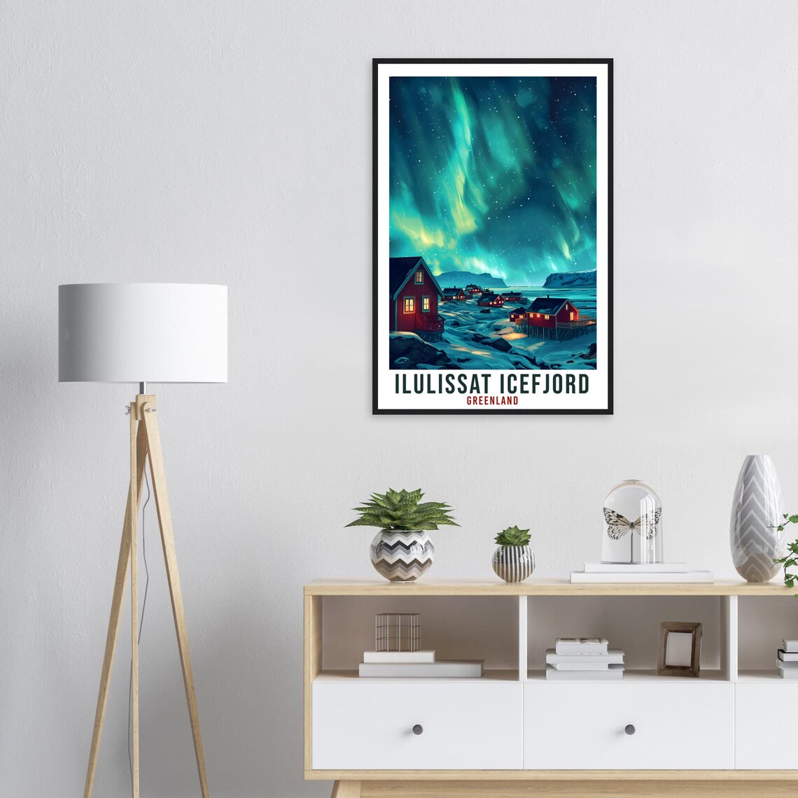 Ilulissat Icefjord Travel Poster, Greenland Landscape - Image 4