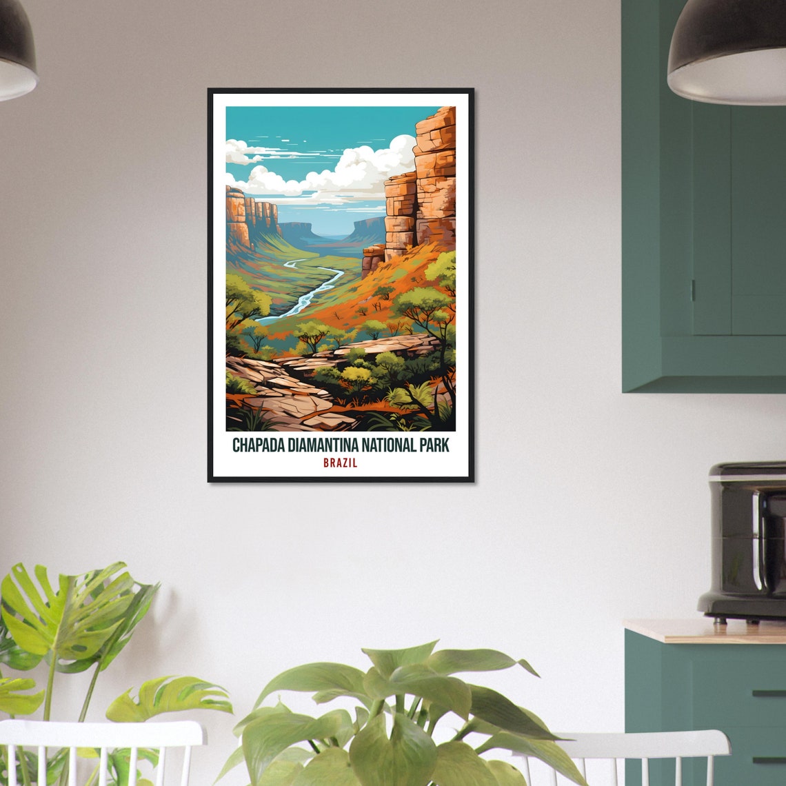 Chapada Diamantina National Park Brazil Table Mountains Canyon Poster - Image 4