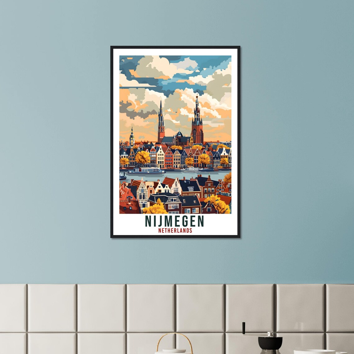 Nijmegen Travel Poster, Holland Wall Art Print - Image 2