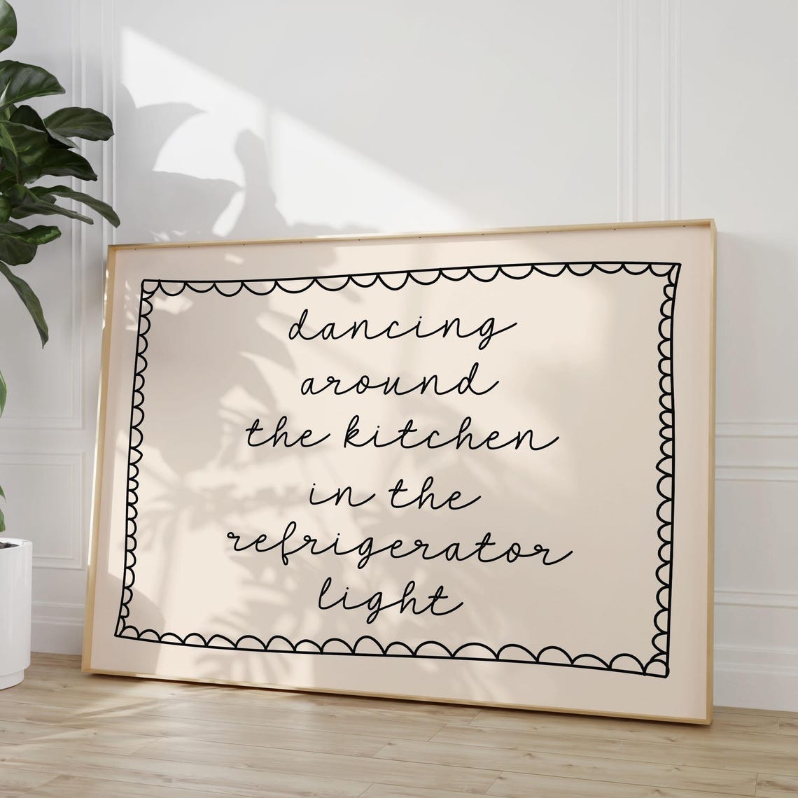 Dancing Around The Kitchen in the Refrigerator Light Script Poster