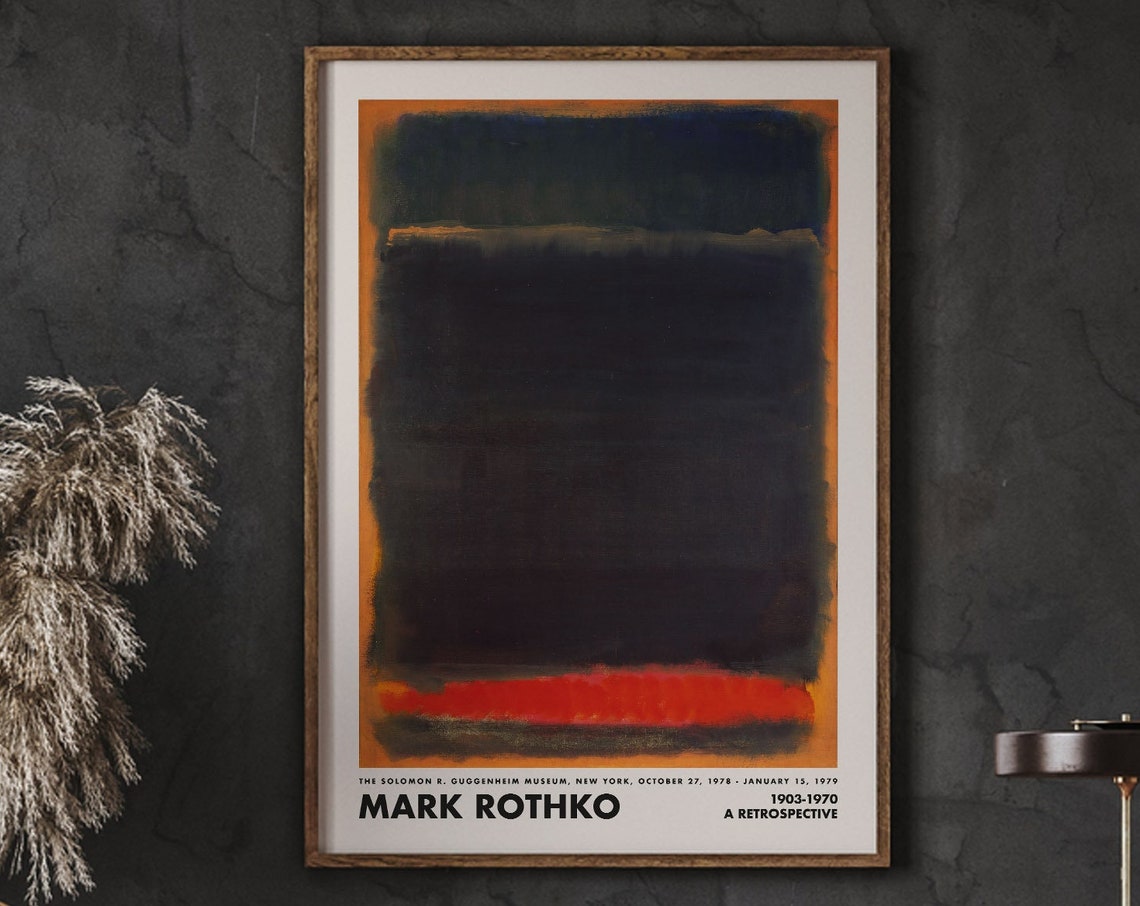 Rothko Minimalist Abstract Art Print