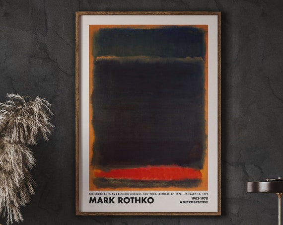 Rothko Minimalist Abstract Art Print