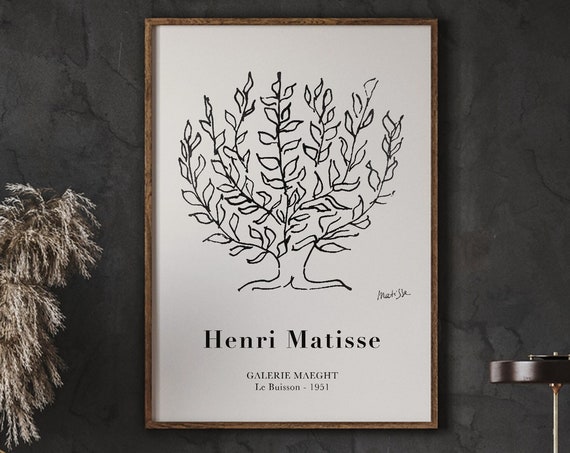 Henri Matisse Le Buisson Tree 1951 Art Print