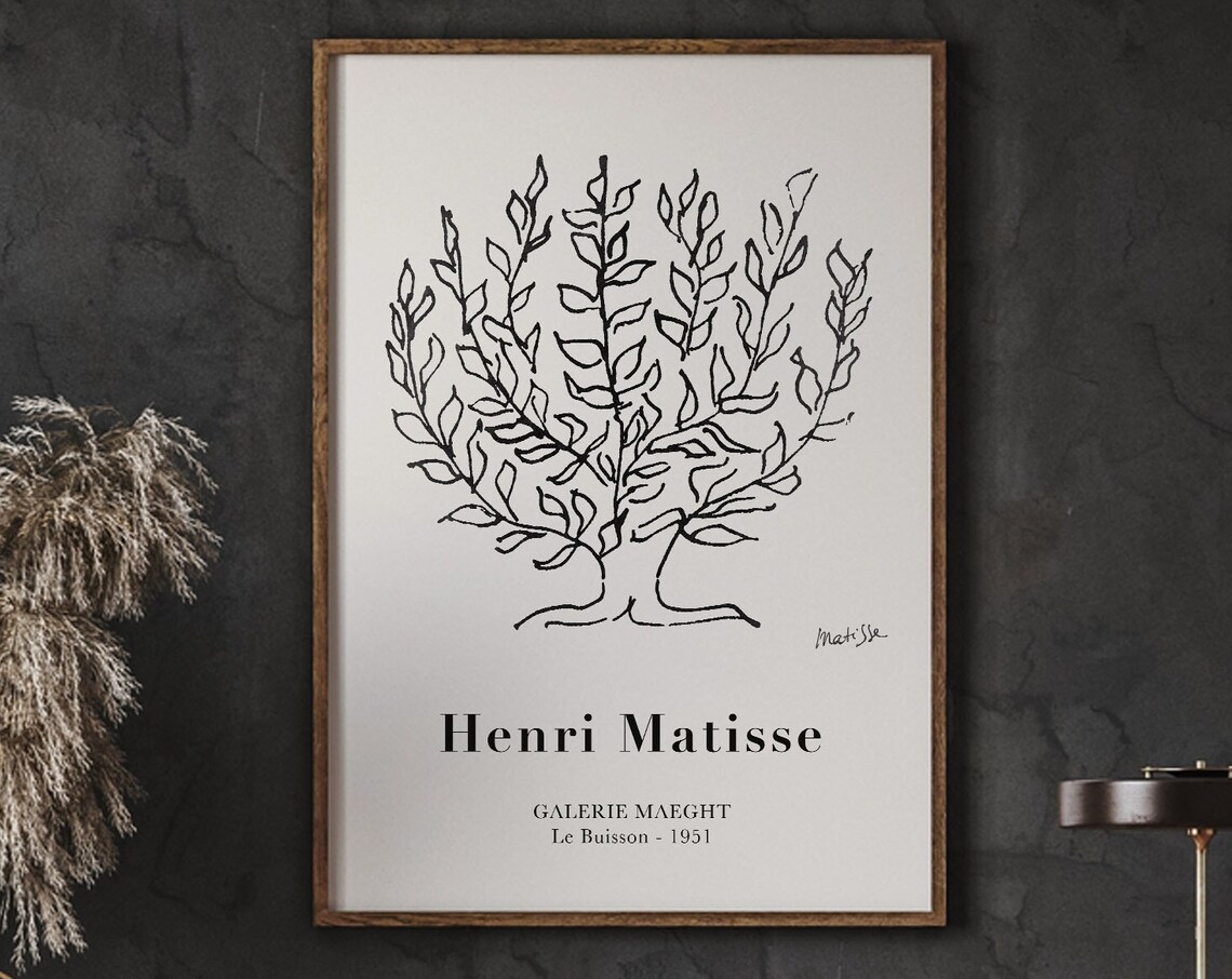 Henri Matisse Le Buisson Tree 1951 Art Print