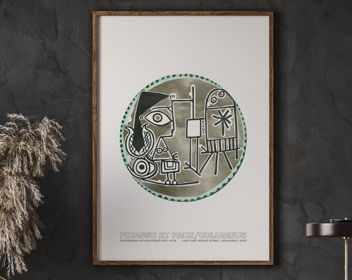 Picasso At Pace Columbus 1978 Surrealism Poster