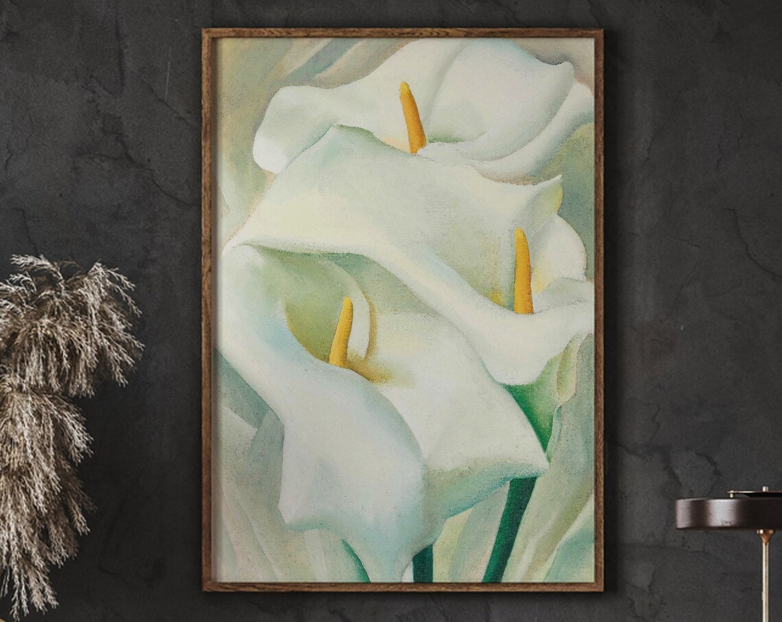 Georgia O'Keeffe Calla Lilies III 1924 Art Print