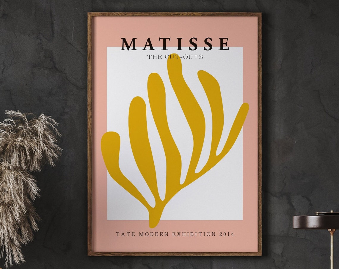 Matisse Premium Posters Pinkorange Henri Cutout Exhibition Poster Instant