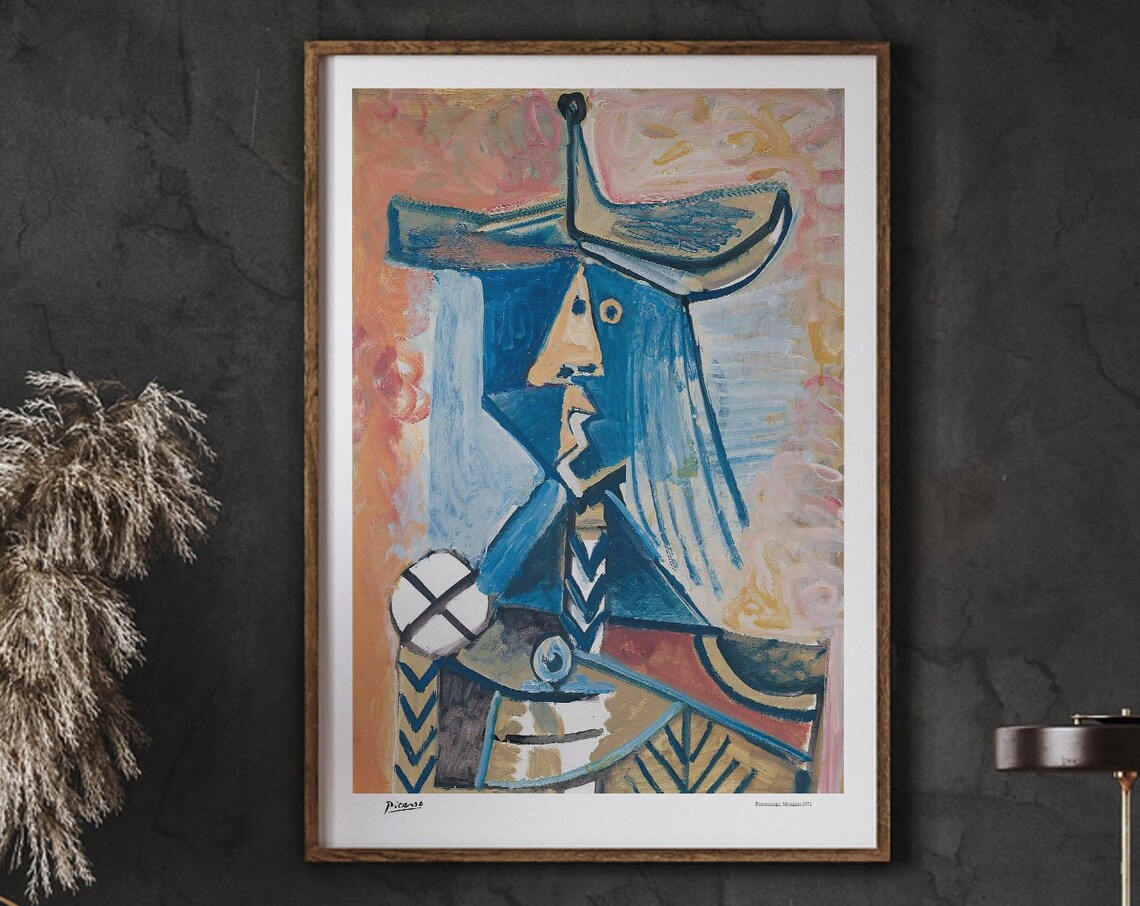 Pablo Picasso Personnage Mougins 1971 Poster