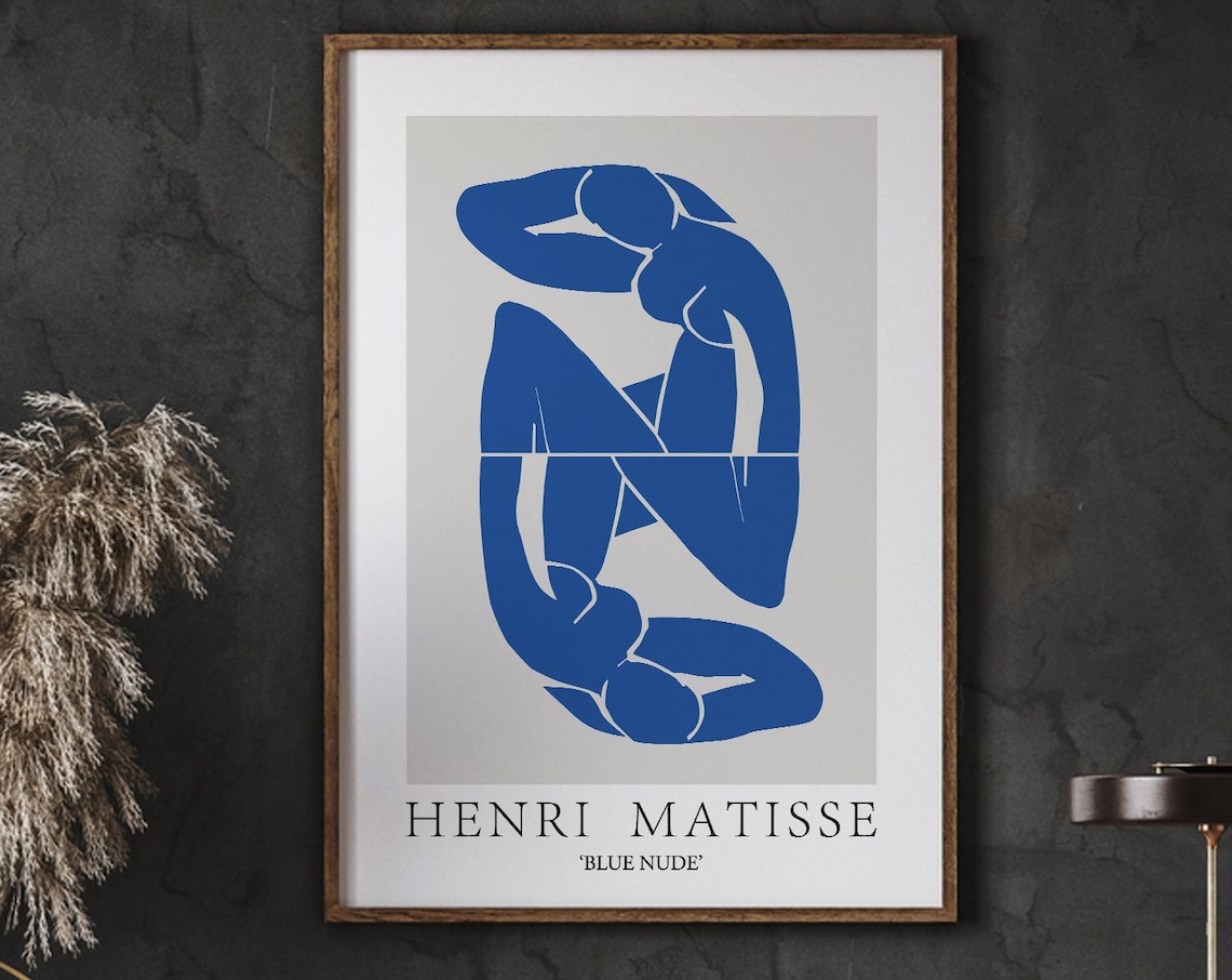 Henri Matisse Blue Nude Poster, Tate Modern