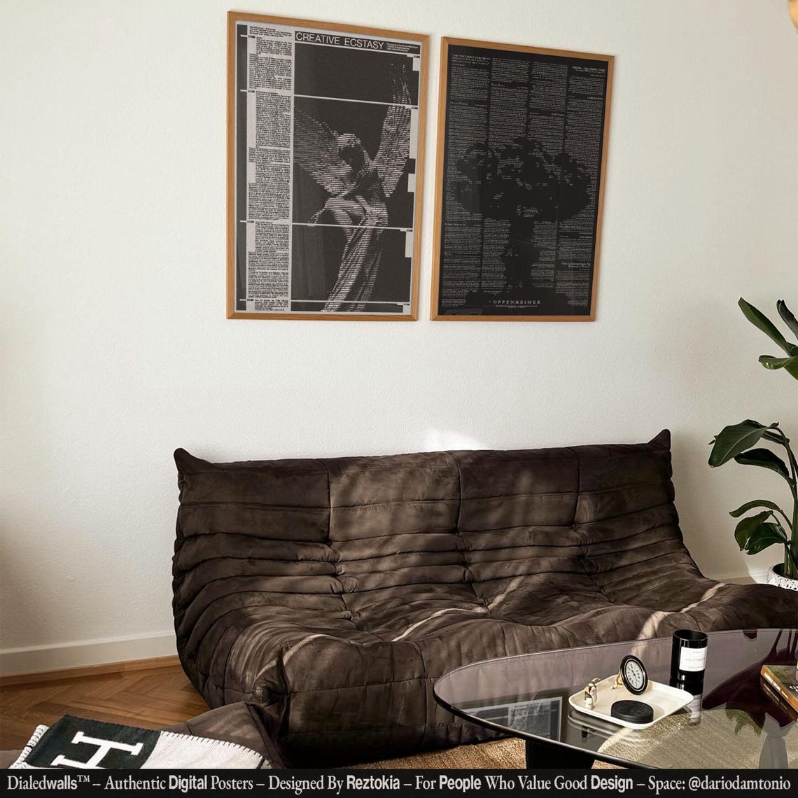 Decay Black Hole Infinite Gravity Space Typography Science Poster - Image 2