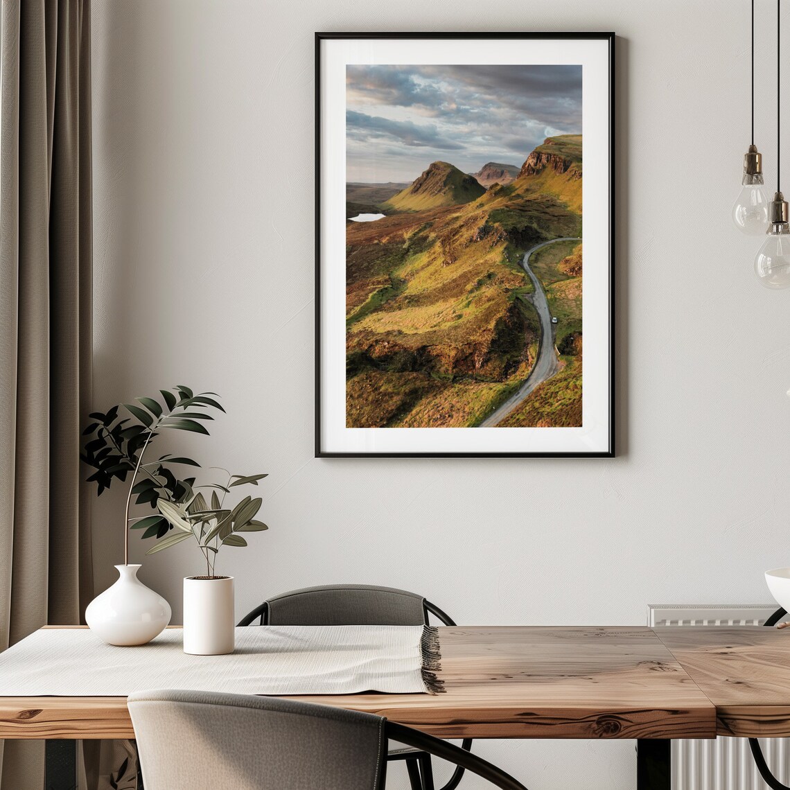 Isle of Skye Scotland Quiraing Mountain Road Landscape Poster - Image 2