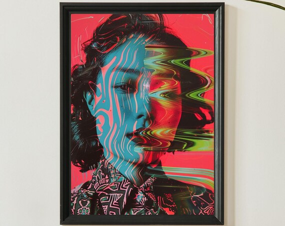 Cellophane No4 Unique Canvas Art Print