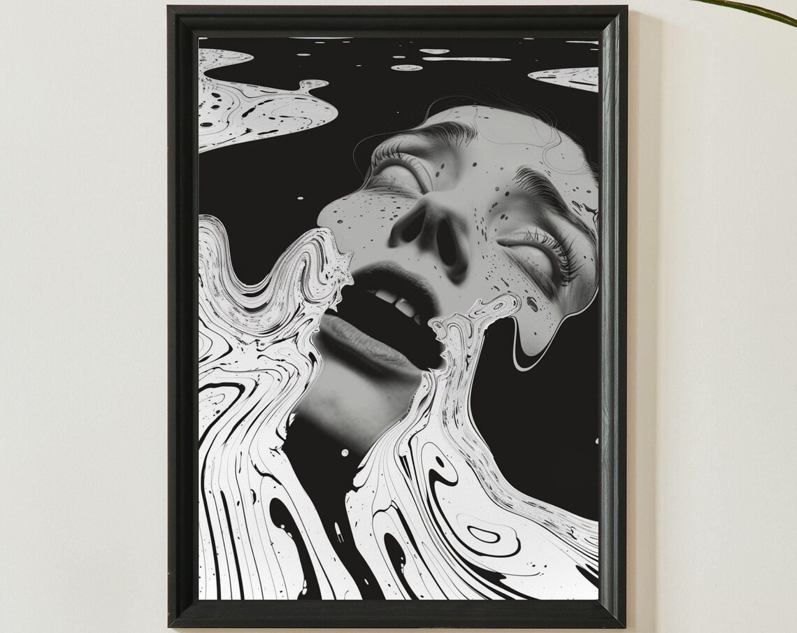 Miss Me Tomorrow Unique Canvas Art Print