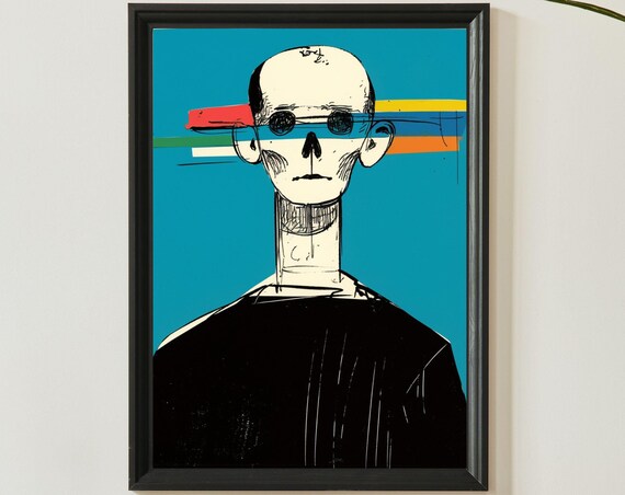 Pleased To Be Here No4 Unique Canvas Art Print