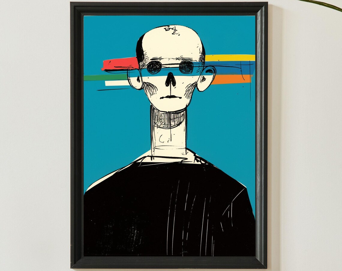 Pleased To Be Here No4 Unique Canvas Art Print