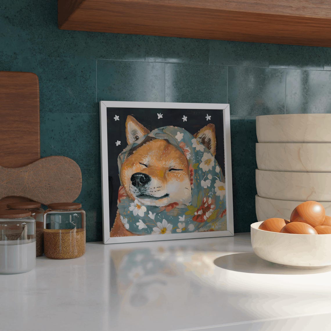 Shiba Inu Nursery Art Shibainu Shiba Inu Cute Dogs Shibainu Anime Nursery Dog Wall Art Cute Puppy Dog Print Shiba Inu Poster