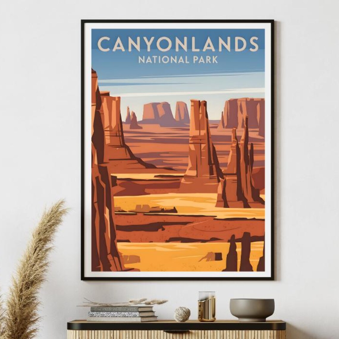 Canyonlands National Park Vintage Travel Poster