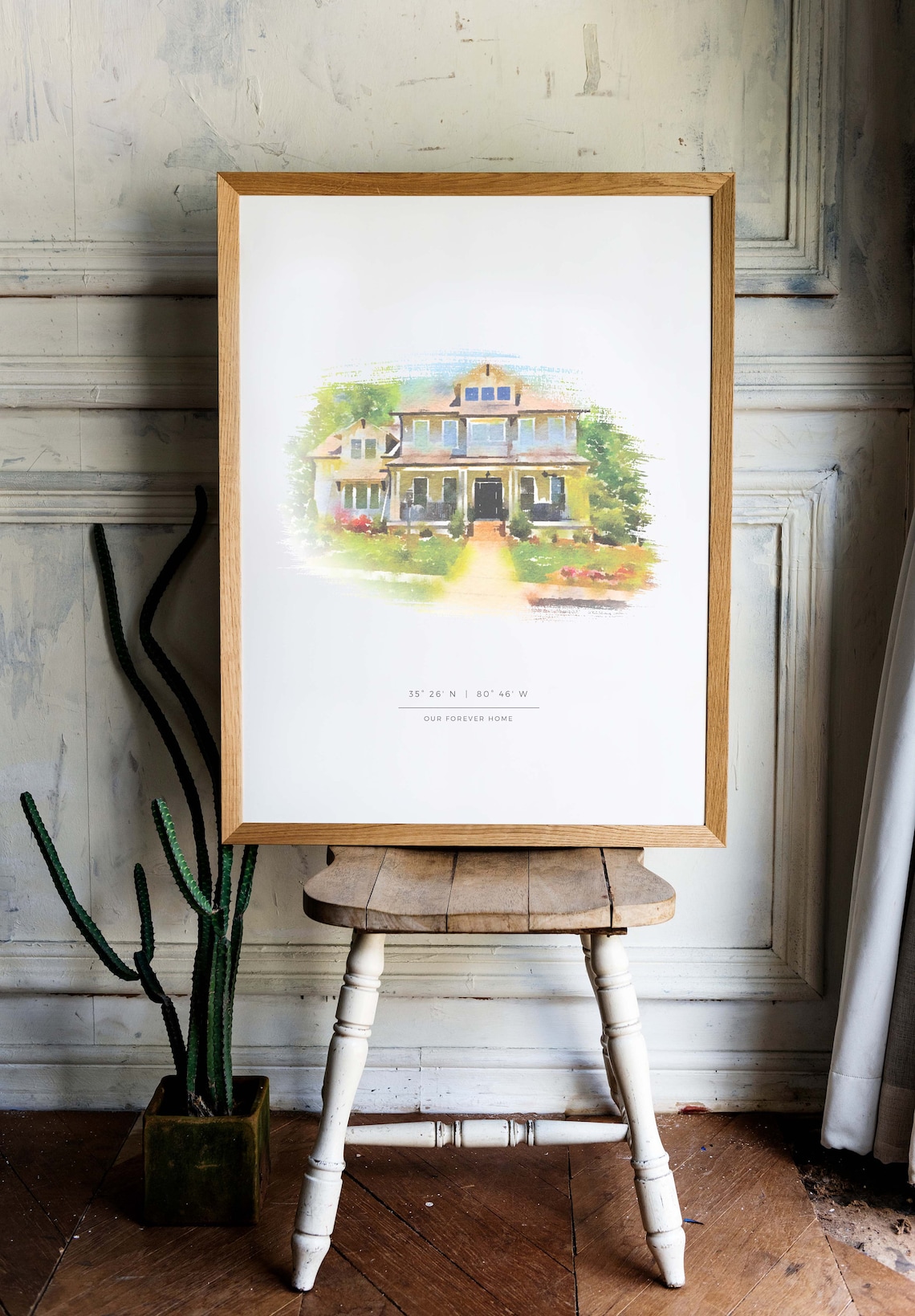 Custom House Watercolor Home Illustration, Gift - Image 3