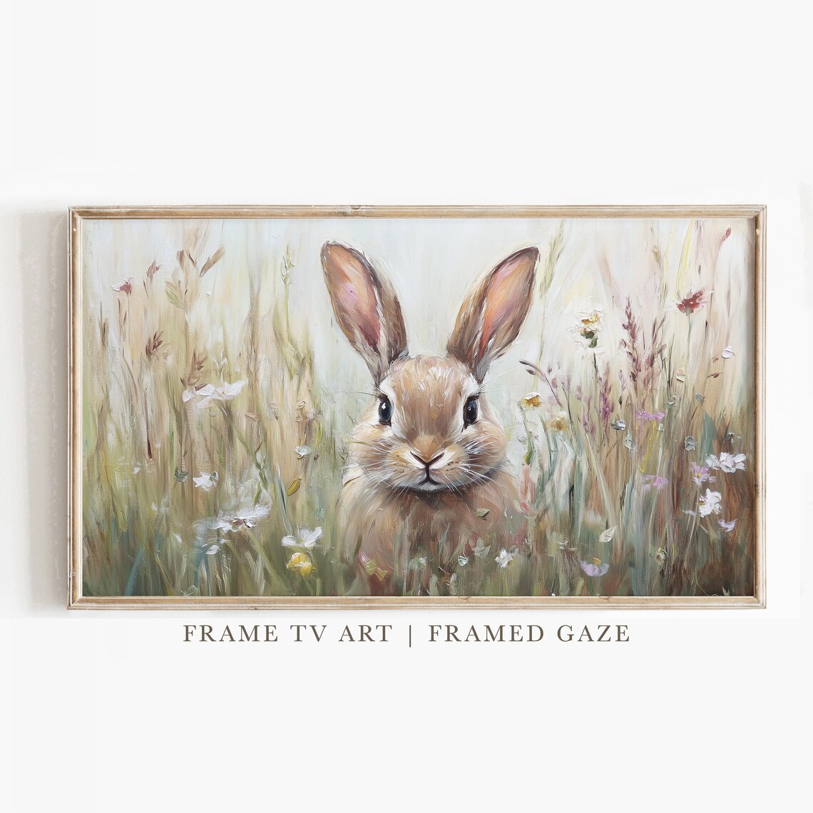 Easter Home Decor, Abstract Modern Art Print