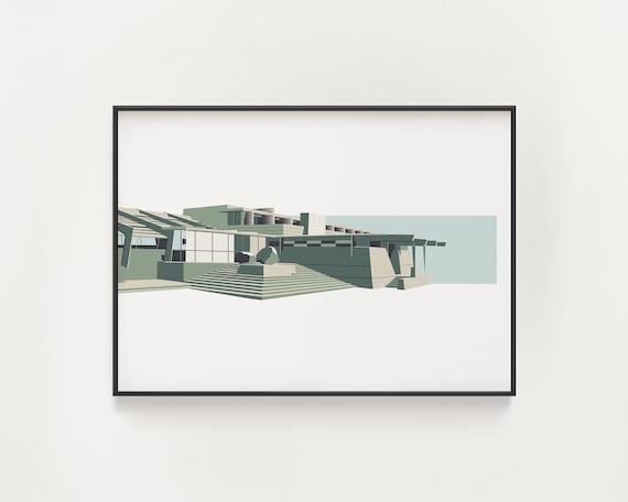 Taliesin West, Frank Lloyd Wright Architecture Art Print