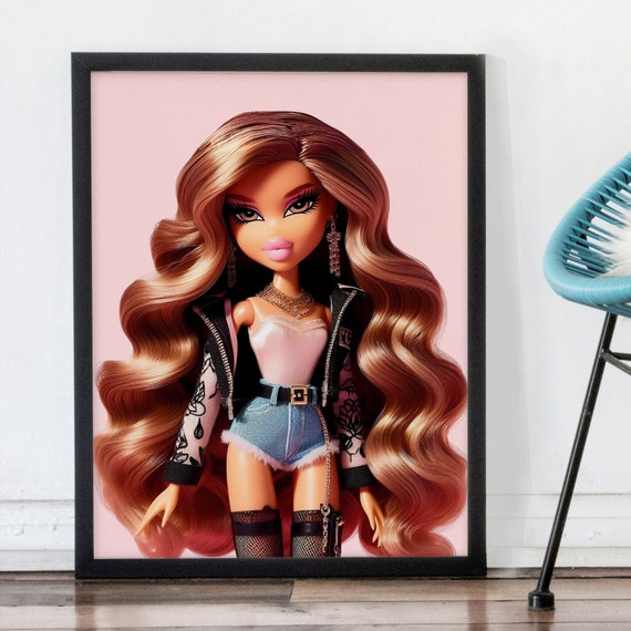 Retro Fashion Doll Print Girly Y2k Room Decor Digital Download
