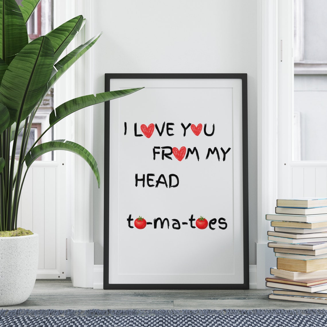 Love You Funny Kitchen Humor Art Print - Image 2