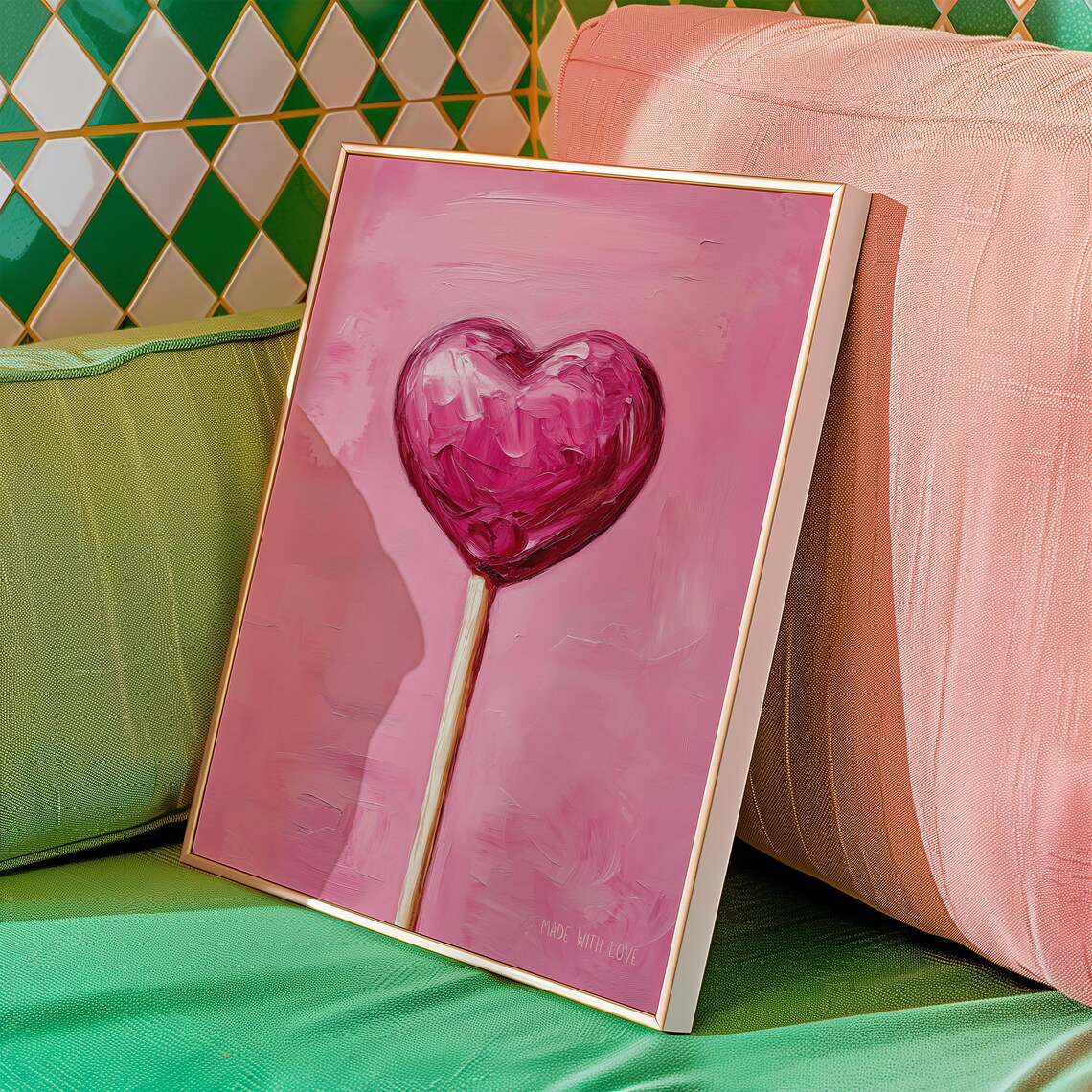 Lollipop Girly Modern Travel Poster - Image 3