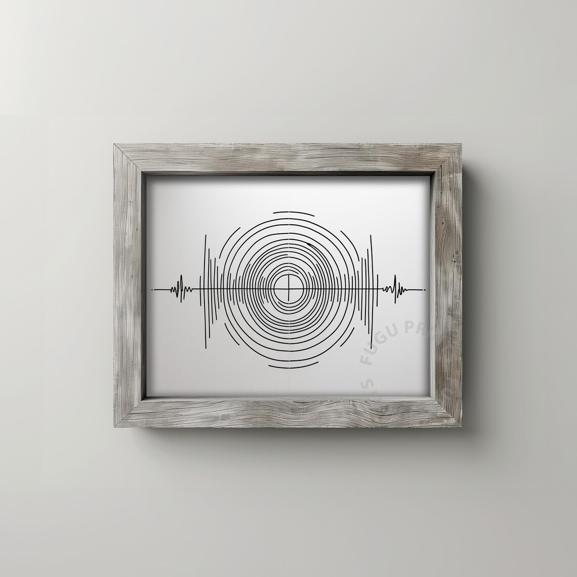 Sound Wave Art, Minimalist Wall Art Print - Image 2