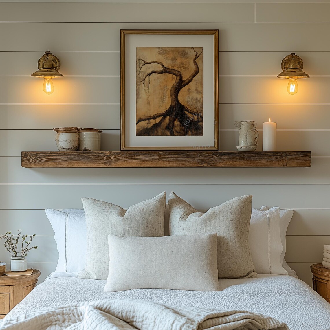 Abstract Tree, Minimalist Home Decor Art - Image 2
