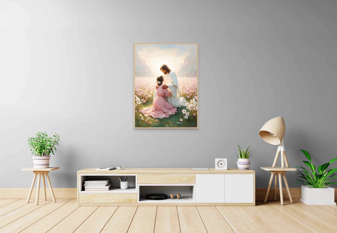 Love At Noon Christian Art Jesus And Girl Picture Of Jesus Lds Art Bible Wall Art Jesus Prints Picture Of Christ Christian Painting - Image 5