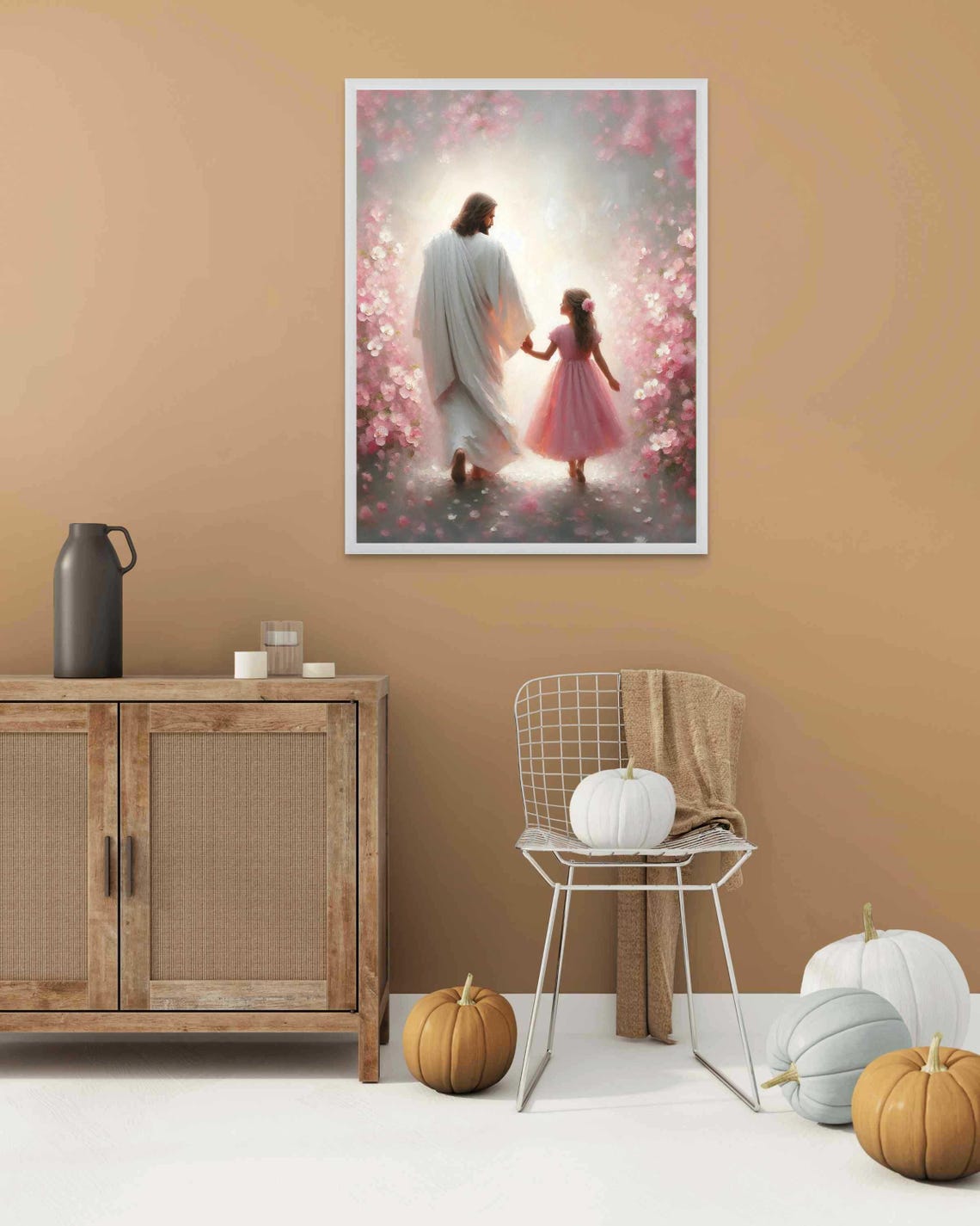 Traveled Road Christian Art Jesus With Girl Picture Of Jesus Christian Art For Women Jesus Art Lds Prints Bible Art Catholic Art