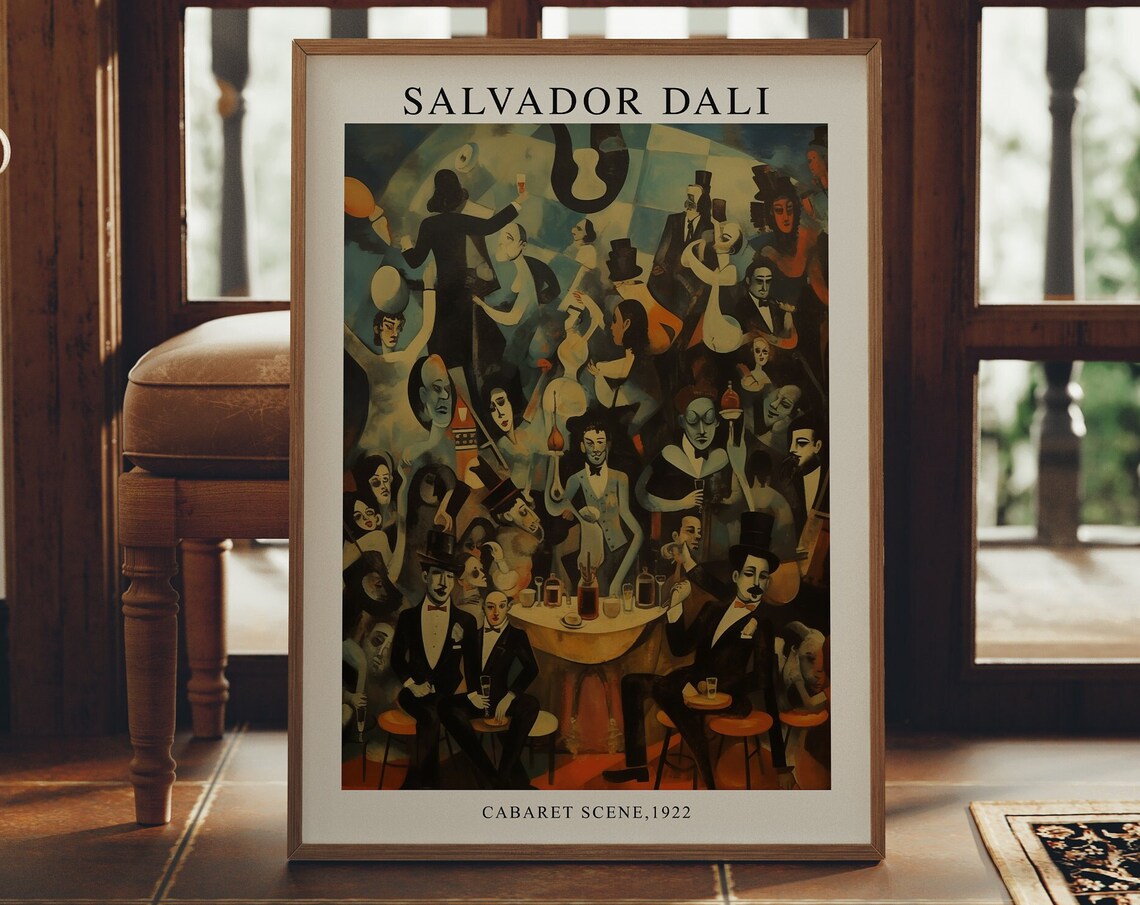 Salvador Dali Surrealism Poster Exhibition Art Print