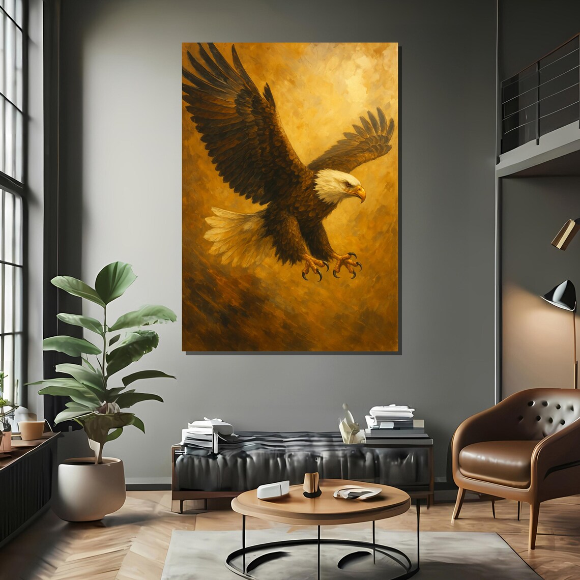 Majestic Bald Eagle In Flight Art Print - Image 2