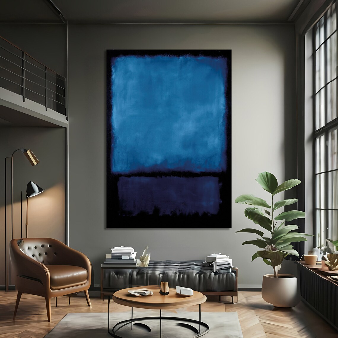 Mark Rokhto Inspired Abstract Art, Modern Decor - Image 3
