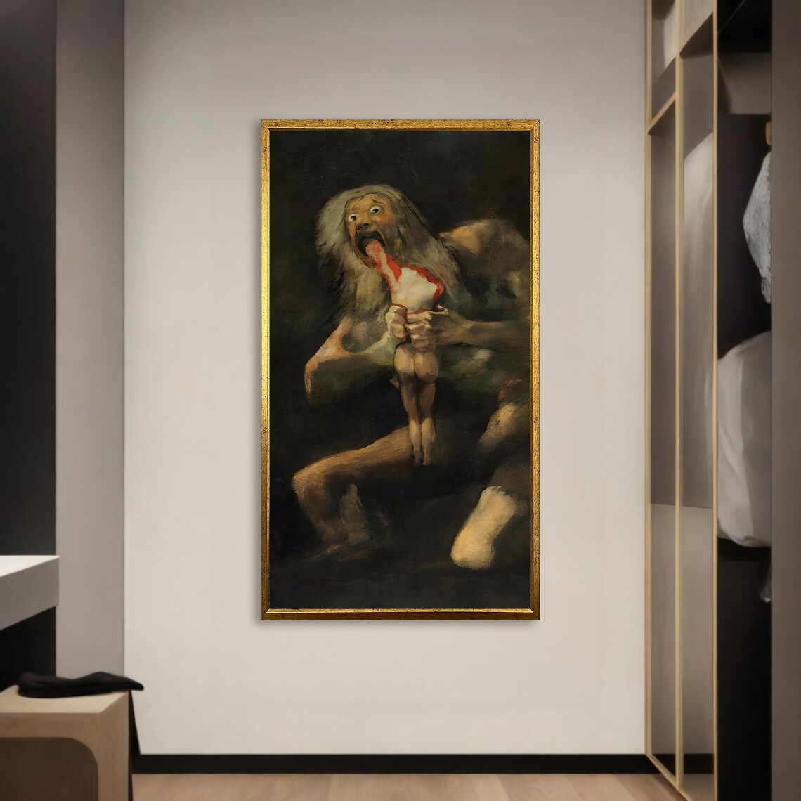 Saturn Devouring His Son, Goya Mythological Art - Image 3
