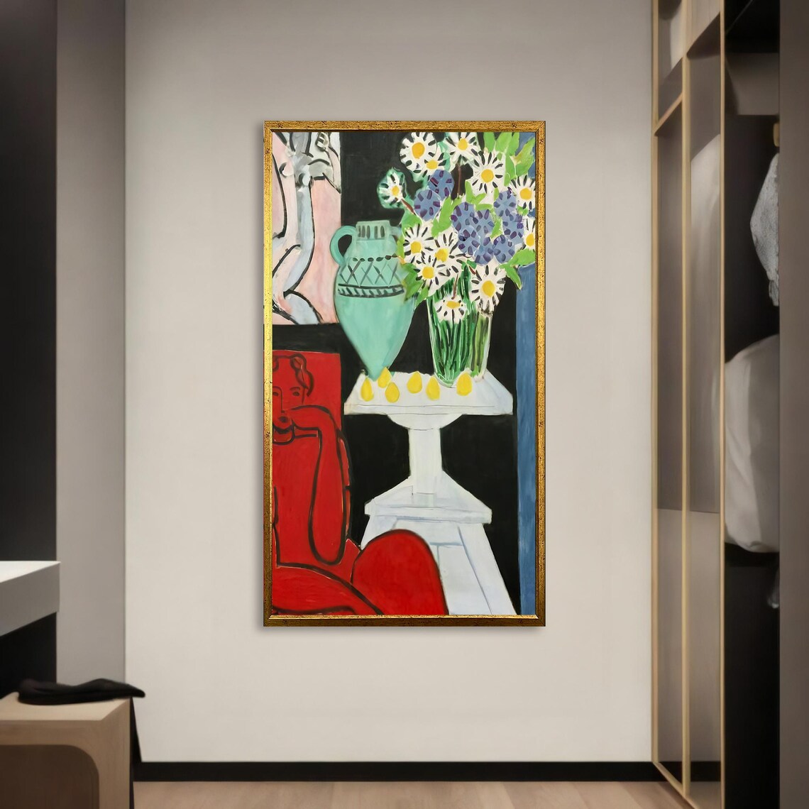 Matisse Inspired Still Life, Modernist Art - Image 3
