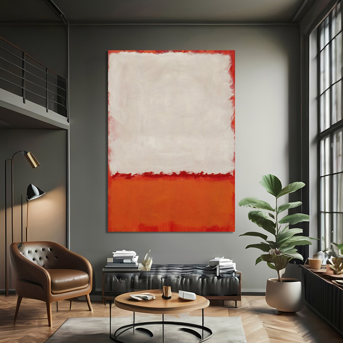 Mark Rokhto Inspired Abstract Art, Minimalist Decor - Image 4