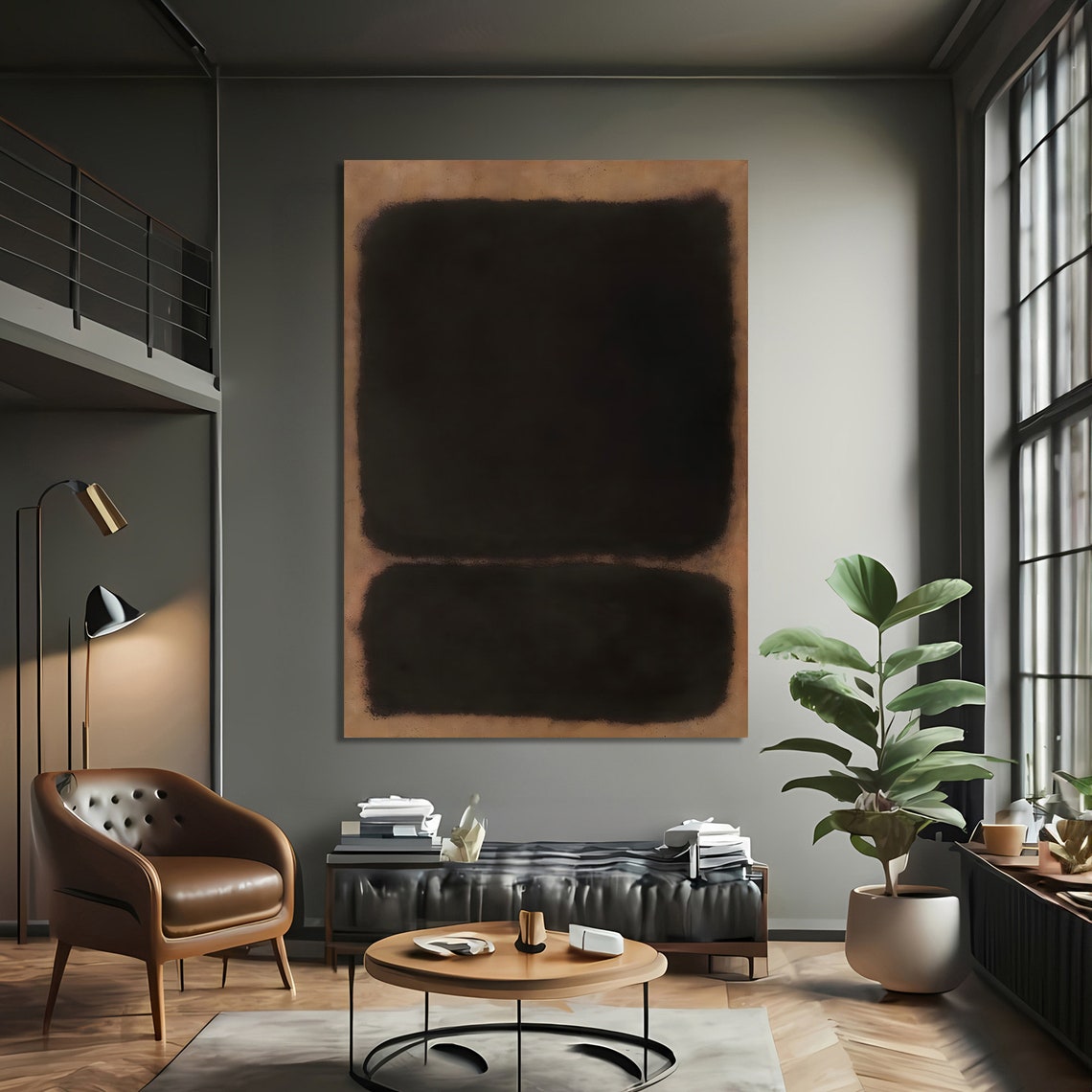 Mark Rothko Style Abstract Wall Art - Image 3
