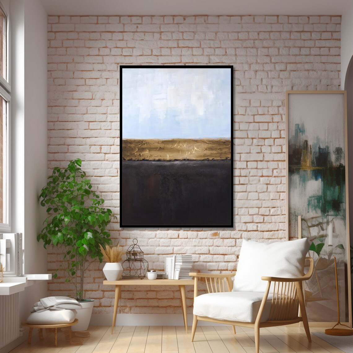 Modern Abstract Landscape, Minimalist Wall Art - Image 4