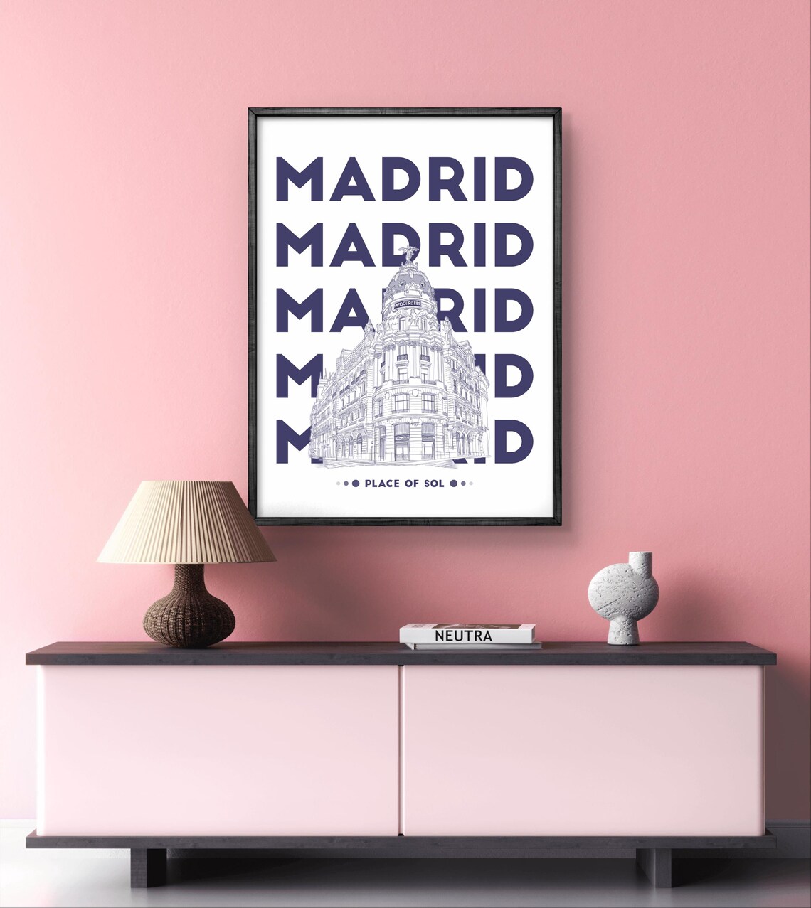 Madrid Poster, Spain Architecture Urban Illustration - Image 2