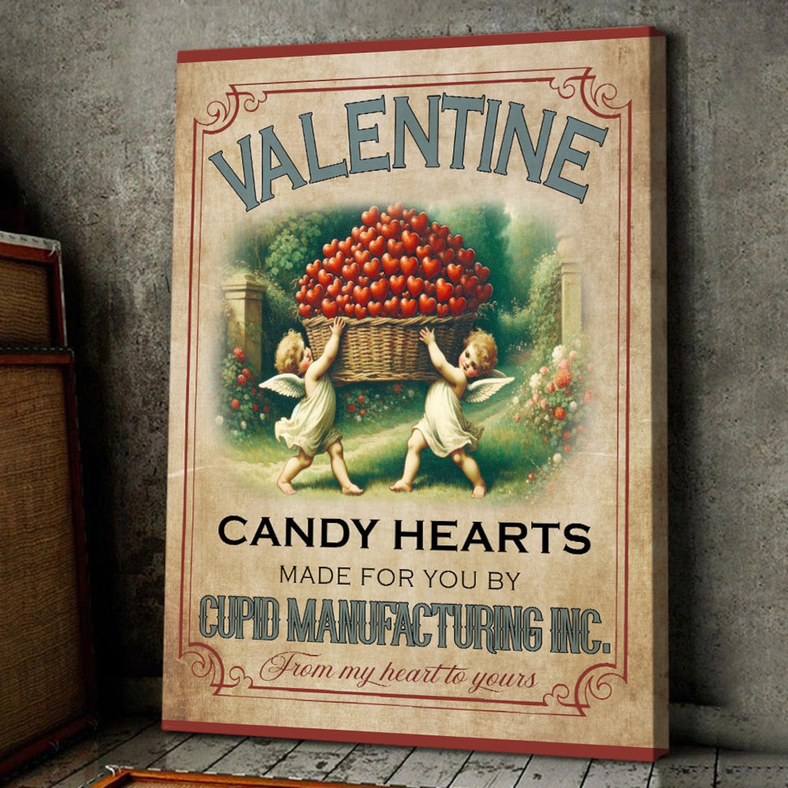 Cupids Ensemble Love Poster Print, Valentine's Day - Image 4