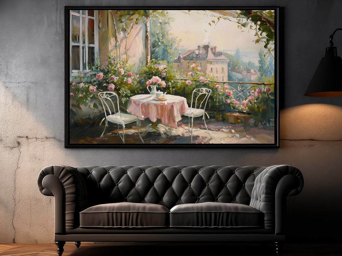 Vintage Flowers Garden Painting Flowers Art Print Cottage Flowers Flowers Garden Poster Flowers Wall Art - Image 3