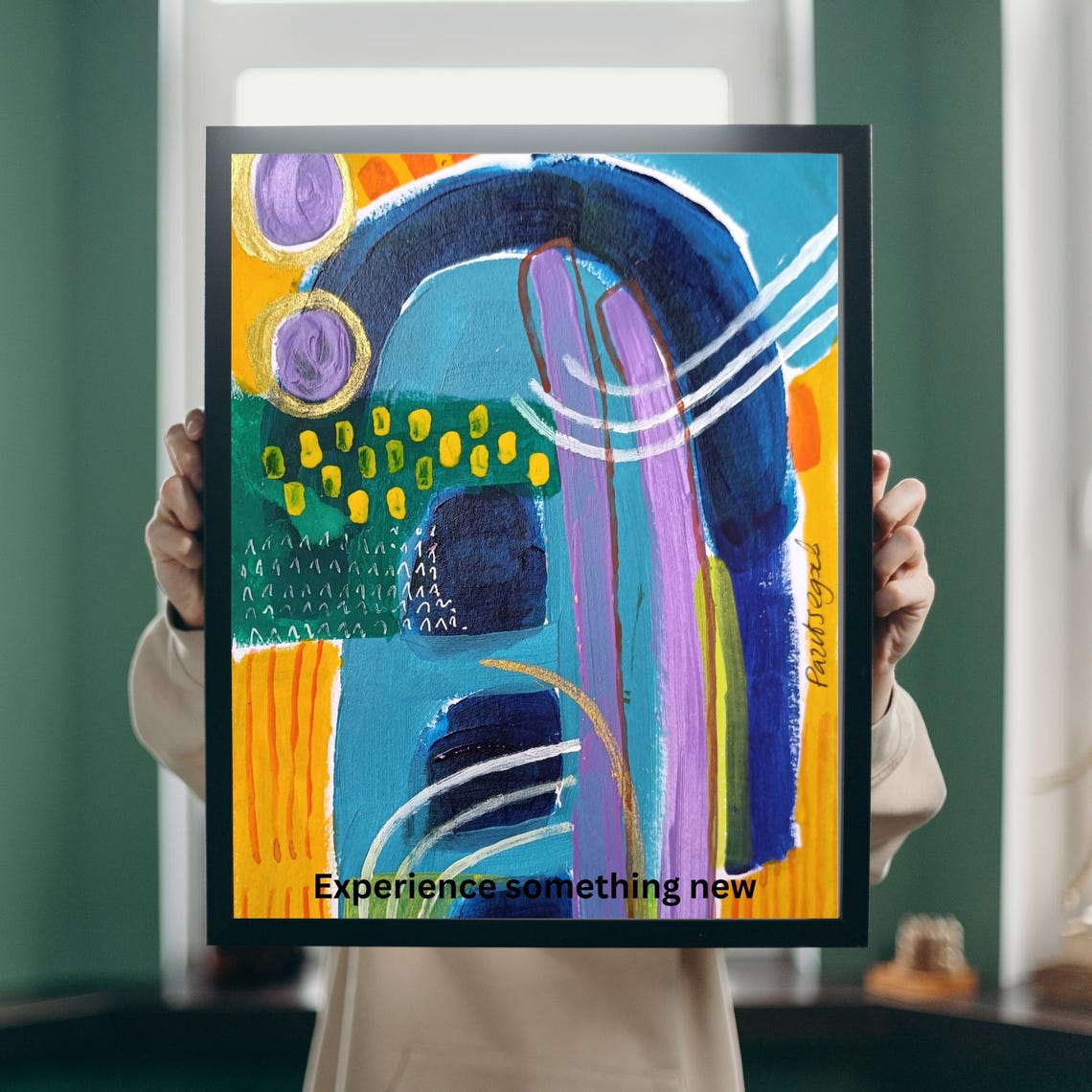 Bold Abstract Wall Art Print Poster Motivational Wall Decor Modern Wall Art Abstract Painting Abstract Art Print Modern Wall Art - Image 2