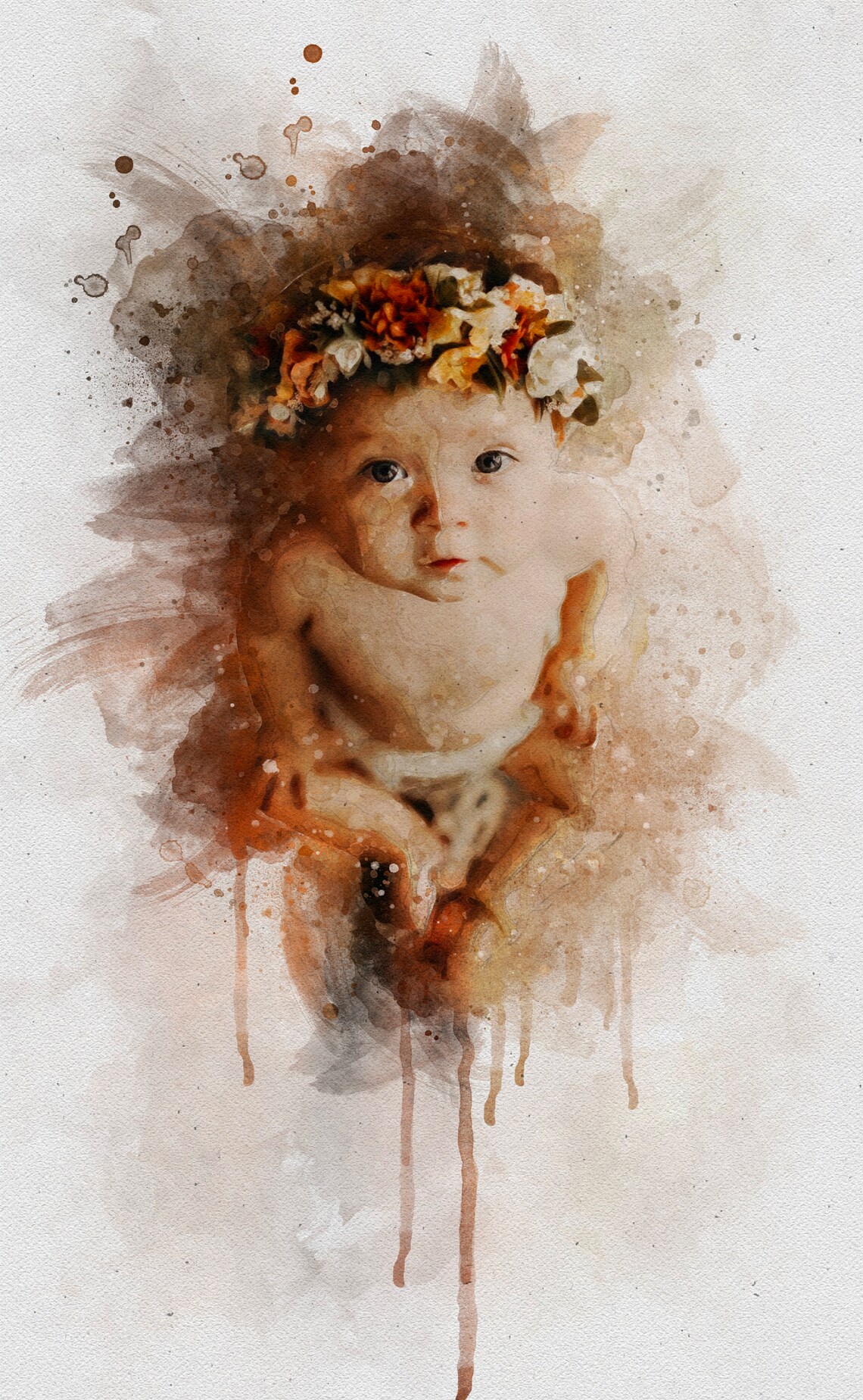 Custom Mother Daughter Portrait, Family Art Print - Image 2