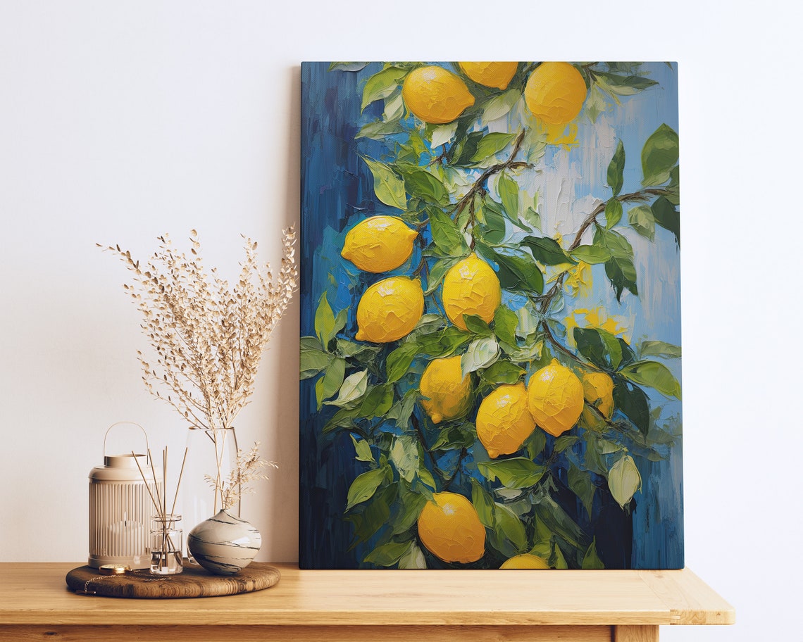 Original Lemon Vintage Travel Poster